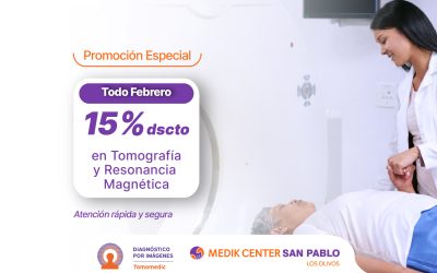 15% de dscto. en Tomografía y Resonancia Magnética